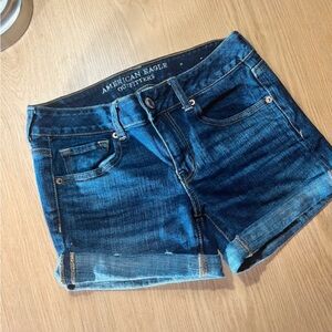 American Eagle Outfitters Dark Blue Jean Shorts